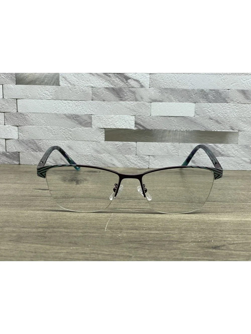 Wittnauer Eyeglasses, Frames Only, Charlene, 54-16-145, Metal/Plastic, Violet